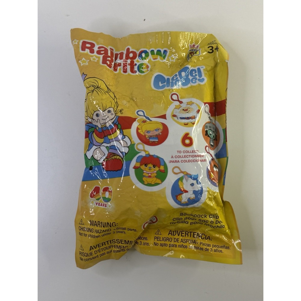 Rainbow Brite Cheebee Bag Clips TLS Toys. New Sealed.